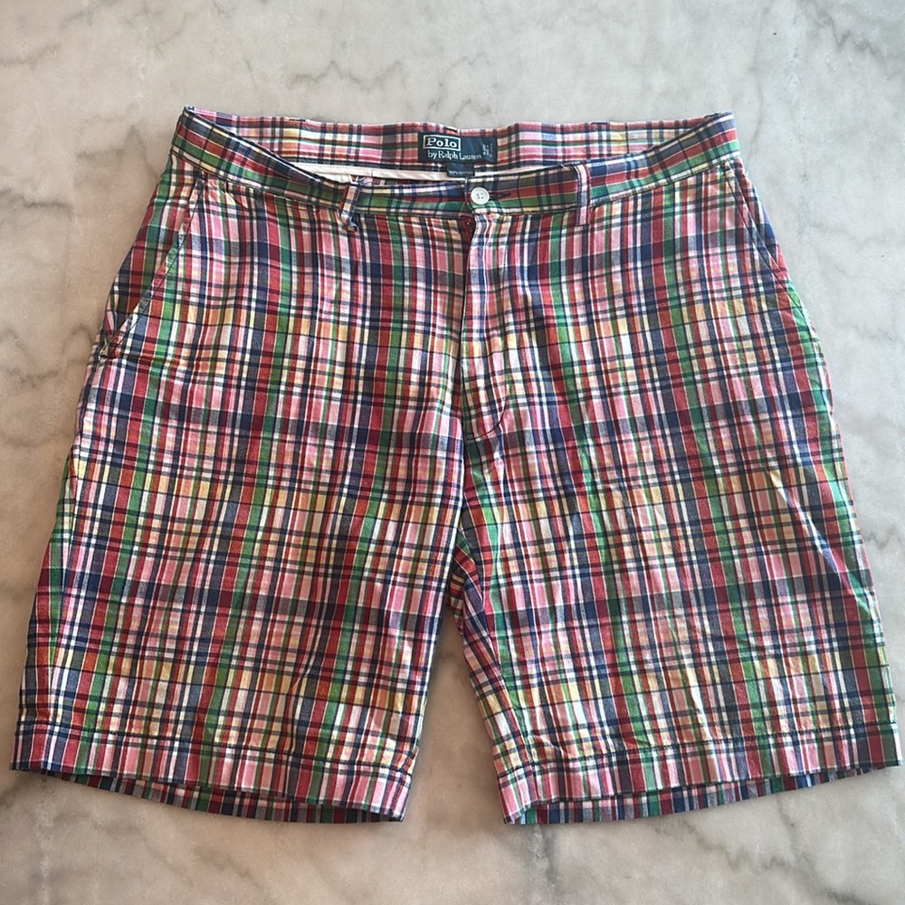 Polo by Ralph Lauren 9 Inch Madras Shorts